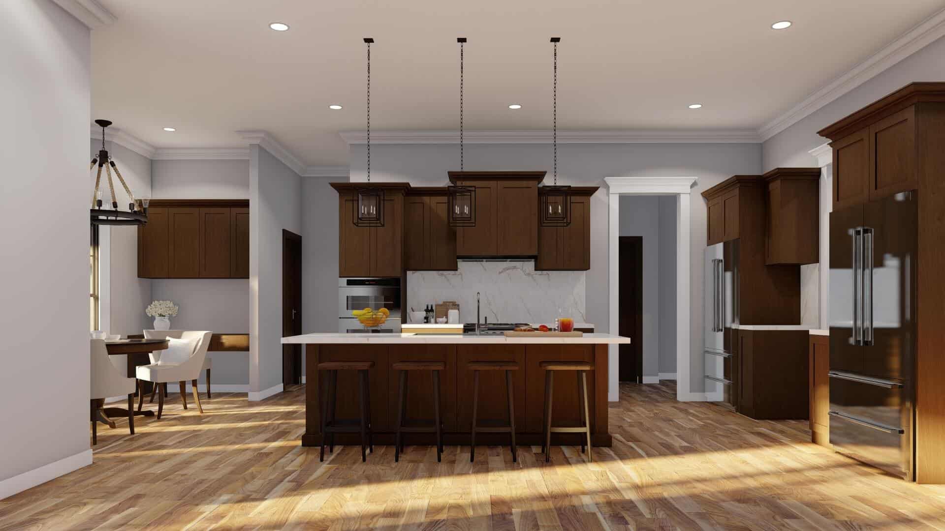 Kitchen of this 4-Bedroom,2646 Sq Ft Plan -193-1071