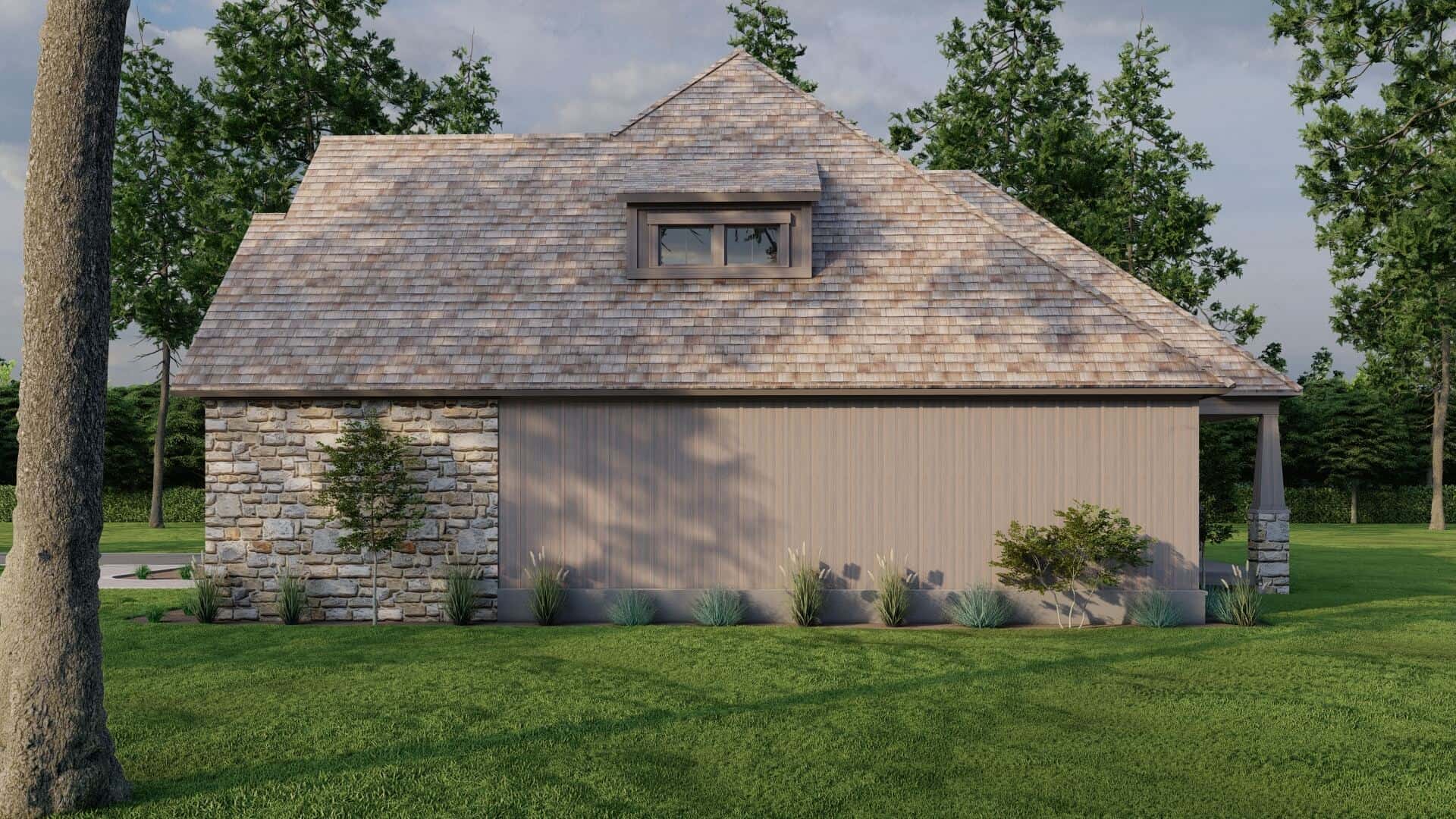 Right Side View of this 3-Bedroom,2495 Sq Ft Plan -193-1080