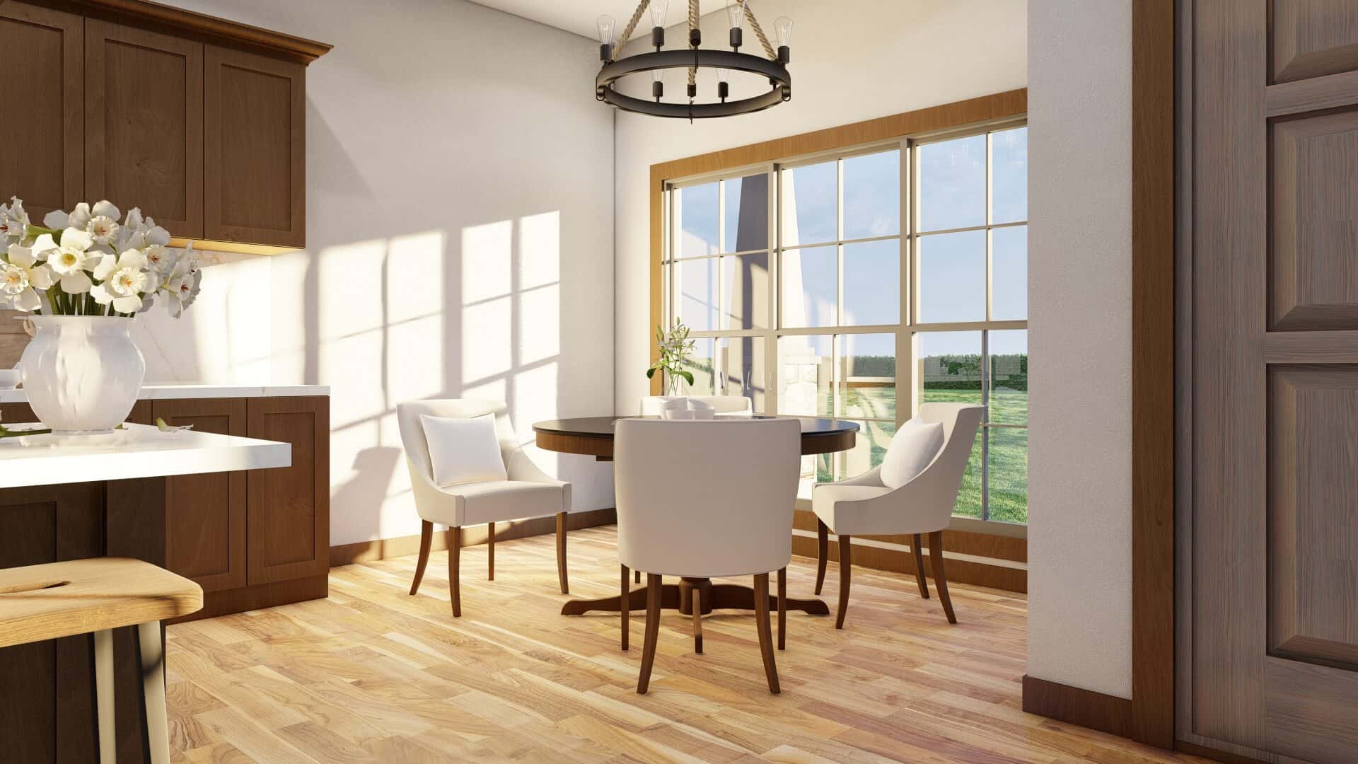 Kitchen: Breakfast Nook of this 3-Bedroom,2495 Sq Ft Plan -193-1080