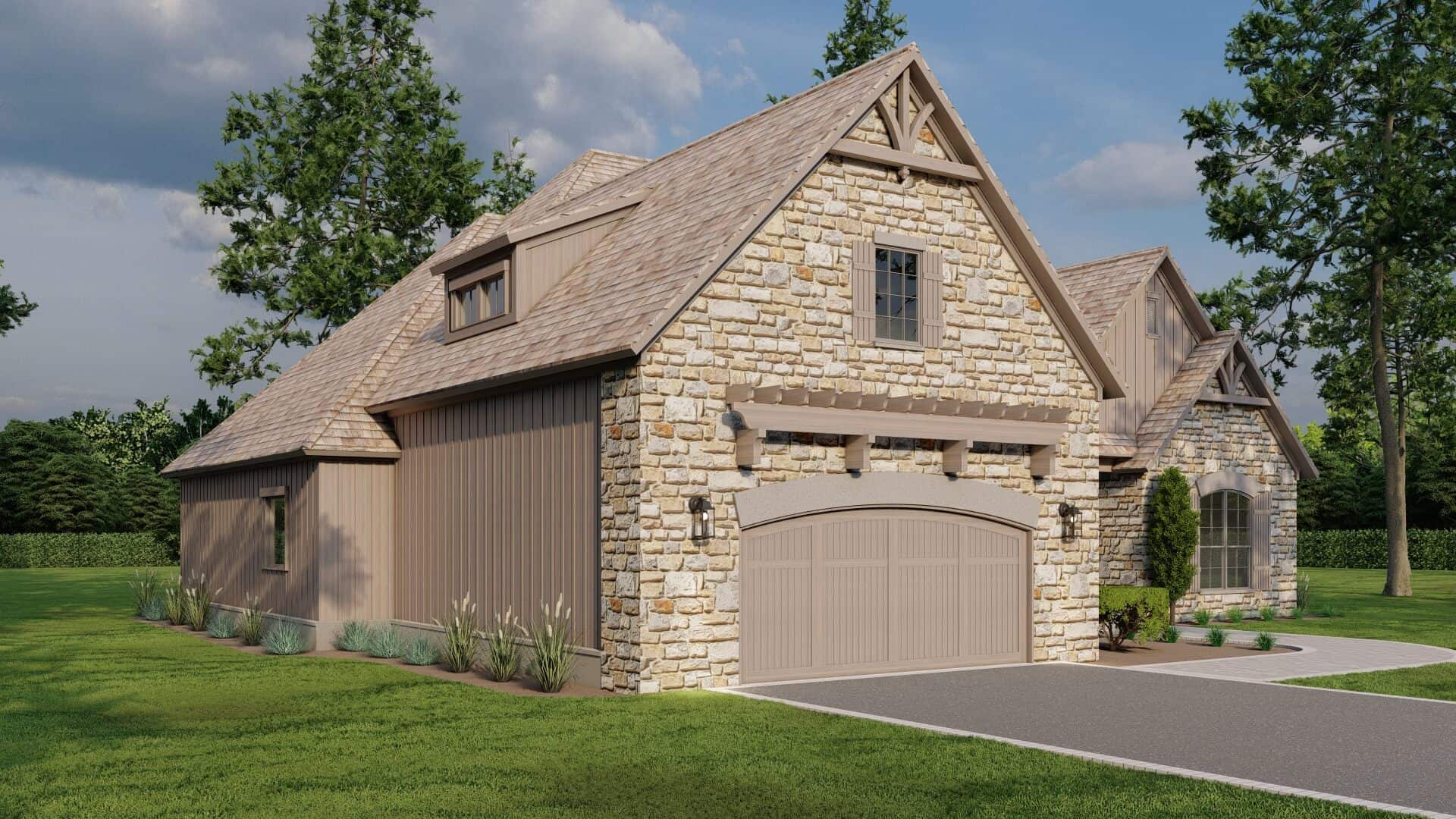 Left Side View of this 3-Bedroom,2495 Sq Ft Plan -193-1080