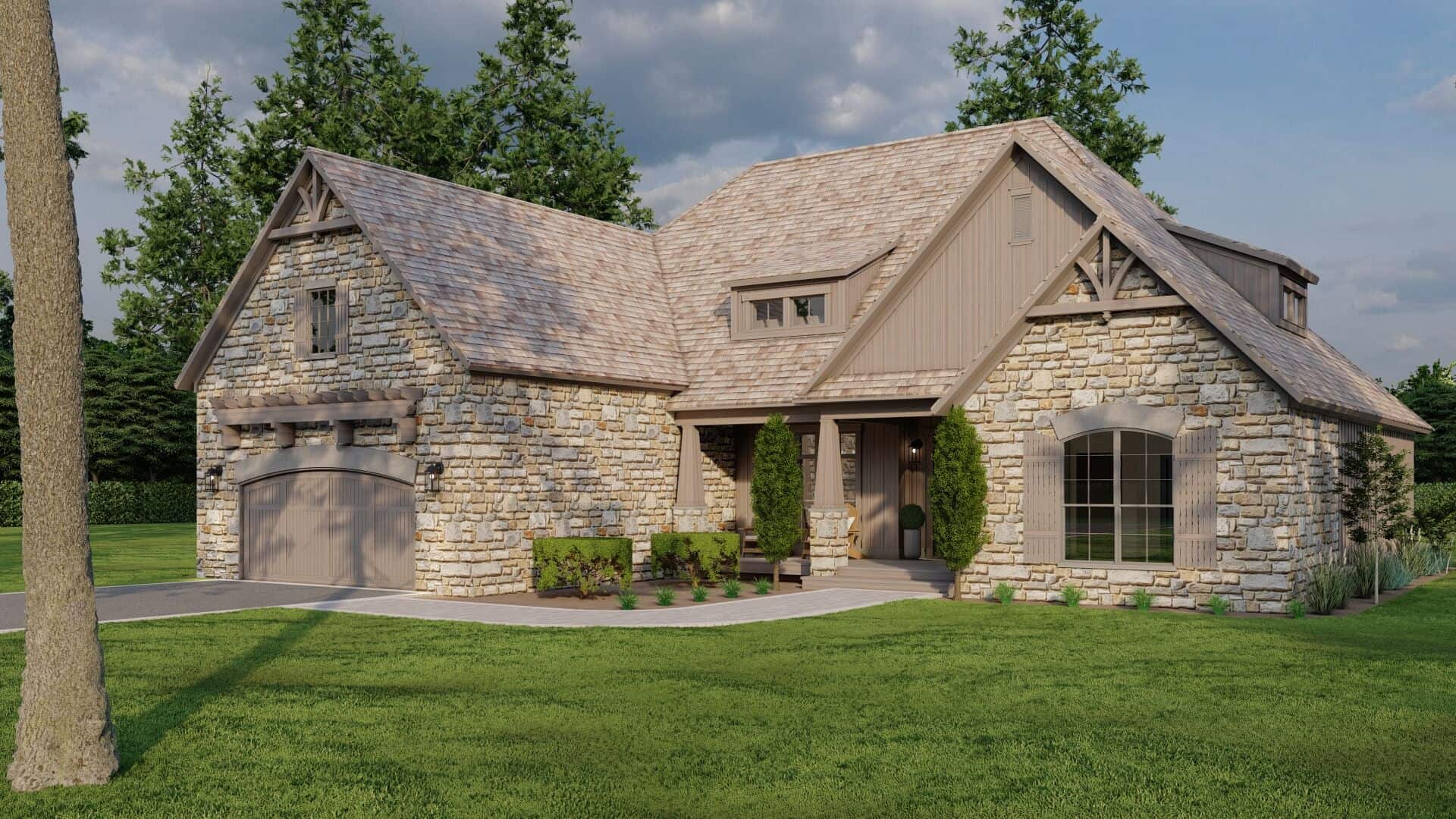 Right Side View of this 3-Bedroom,2495 Sq Ft Plan -193-1080