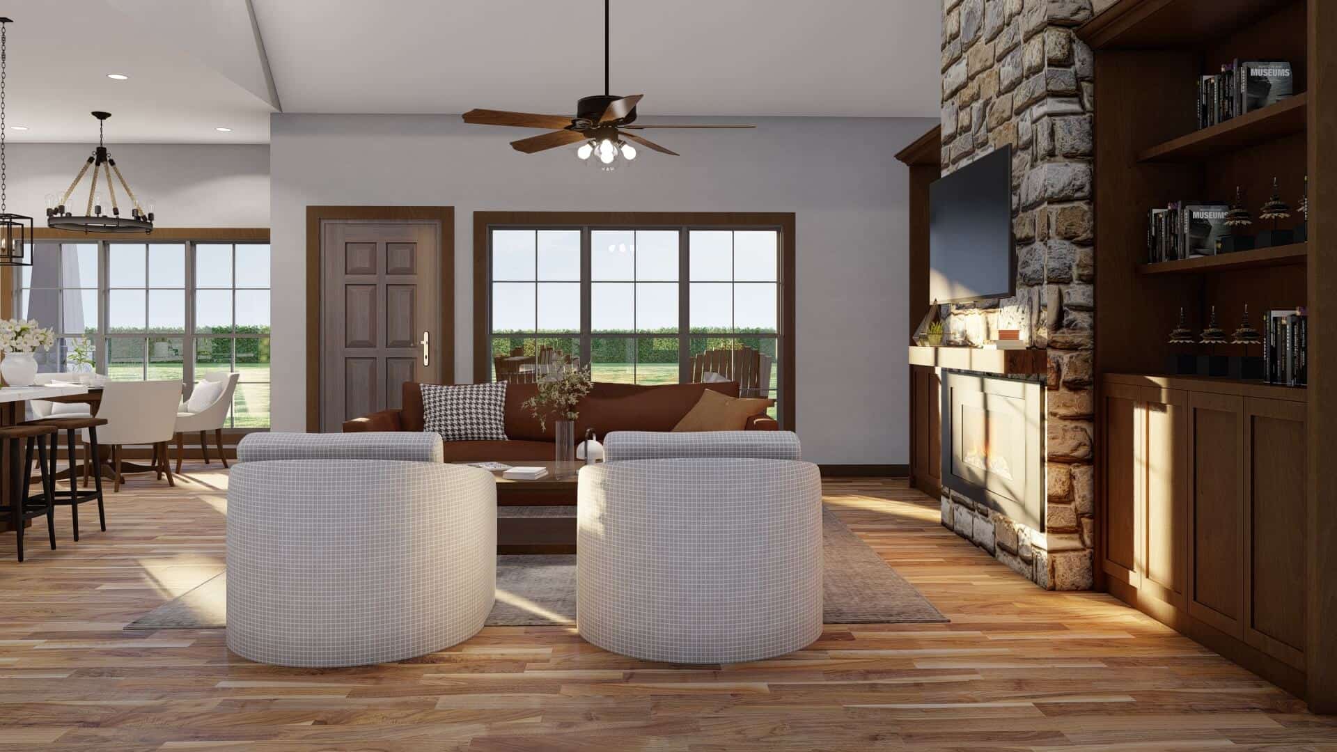 Great Room: Windows of this 3-Bedroom,2495 Sq Ft Plan -193-1080