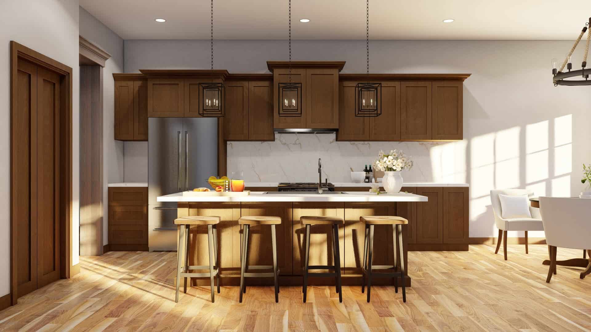 Kitchen: Kitchen Island of this 3-Bedroom,2495 Sq Ft Plan -193-1080