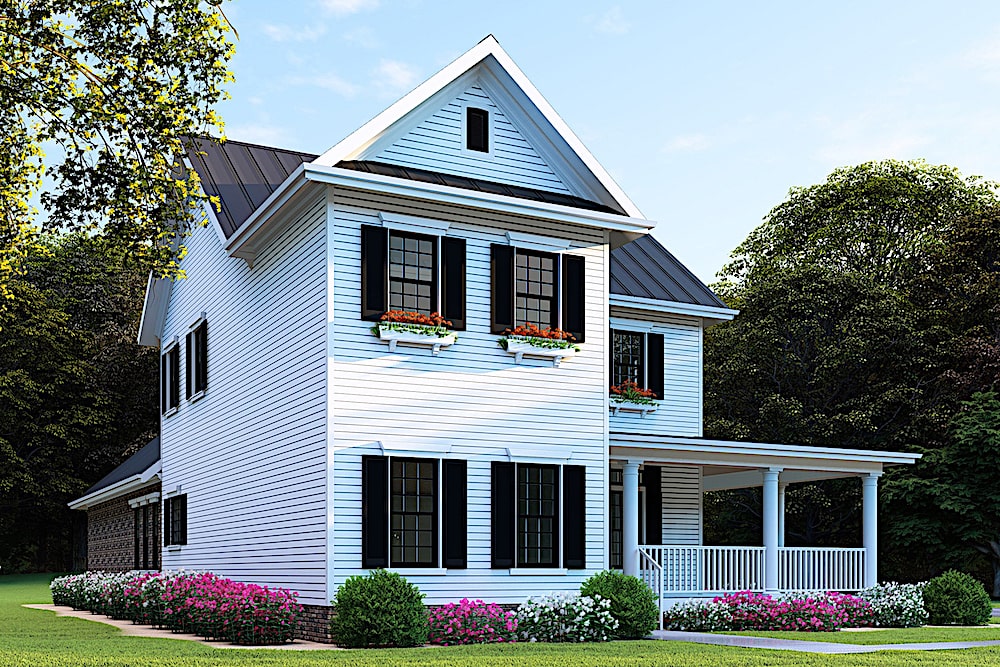 Side View of this 4-Bedroom, 2268 Sq Ft Plan - 193-1088