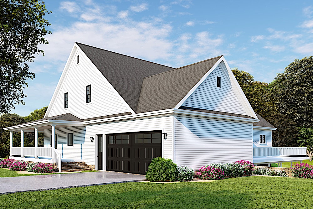 Right Side View of this 3-Bedroom, 2711 Sq Ft Plan - 193-1090