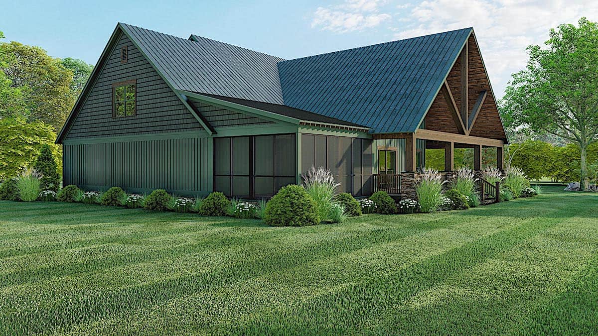 Right Side View of this 4-Bedroom, 2663 Sq Ft Plan - 193-1096