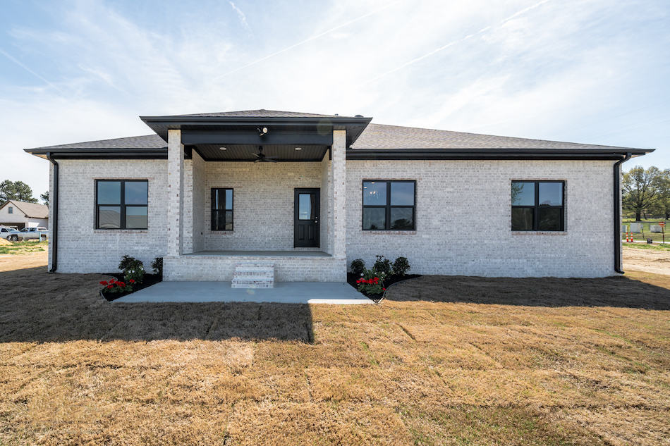 Rear View of this 4-Bedroom,1649 Sq Ft Plan -1649