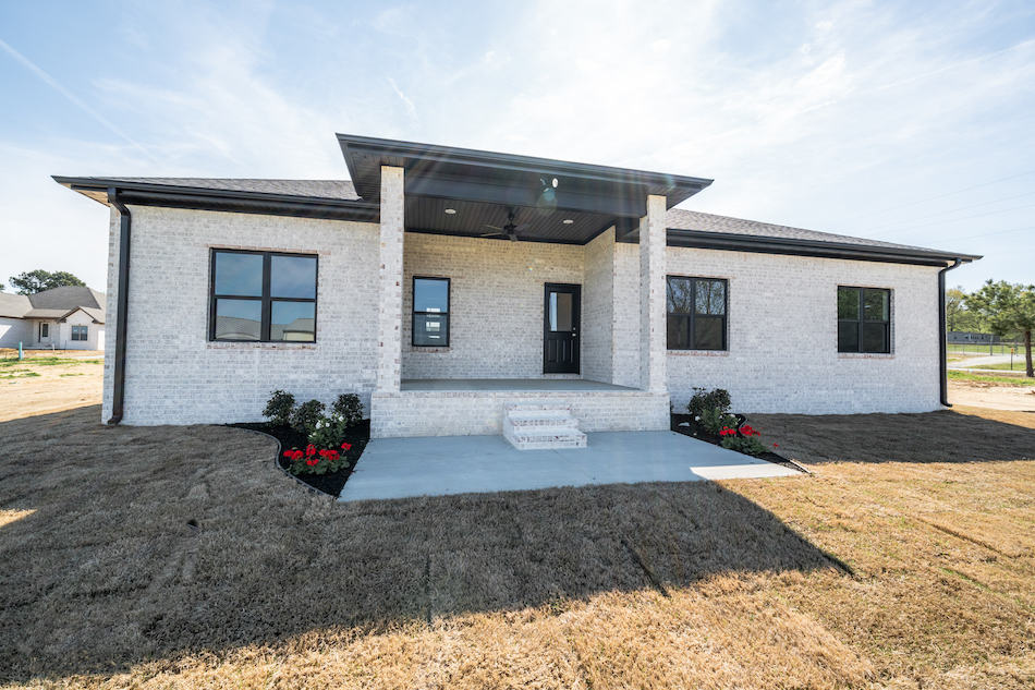 Rear View of this 4-Bedroom,1649 Sq Ft Plan -1649