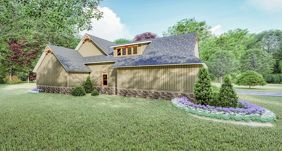 Left Side View of this 4-Bedroom,5098 Sq Ft Plan -193-1101