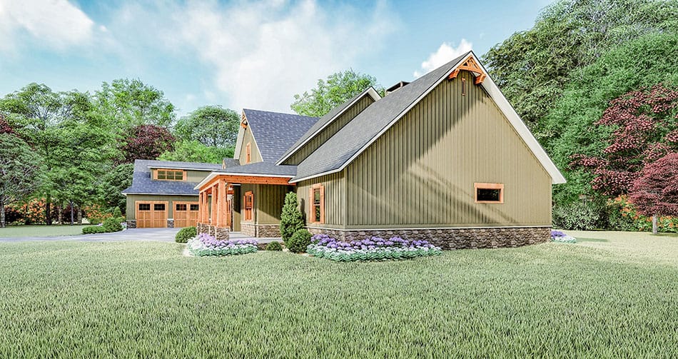 Right Side View of this 4-Bedroom,5098 Sq Ft Plan -193-1101