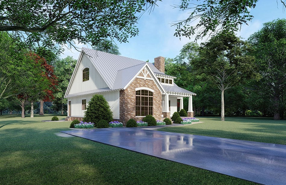 Front View of this 3-Bedroom, 1957 Sq Ft Plan - 193-1103
