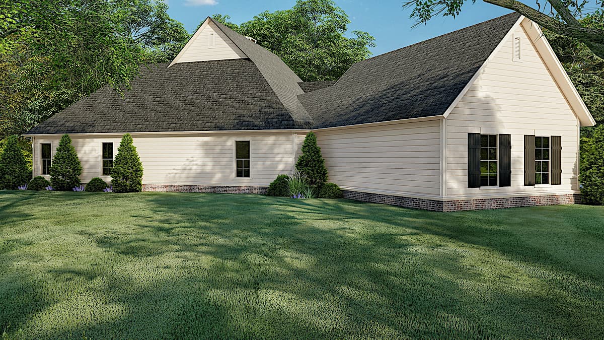 Left Side View of this 3-Bedroom, 3004 Sq Ft Plan - 193-1104