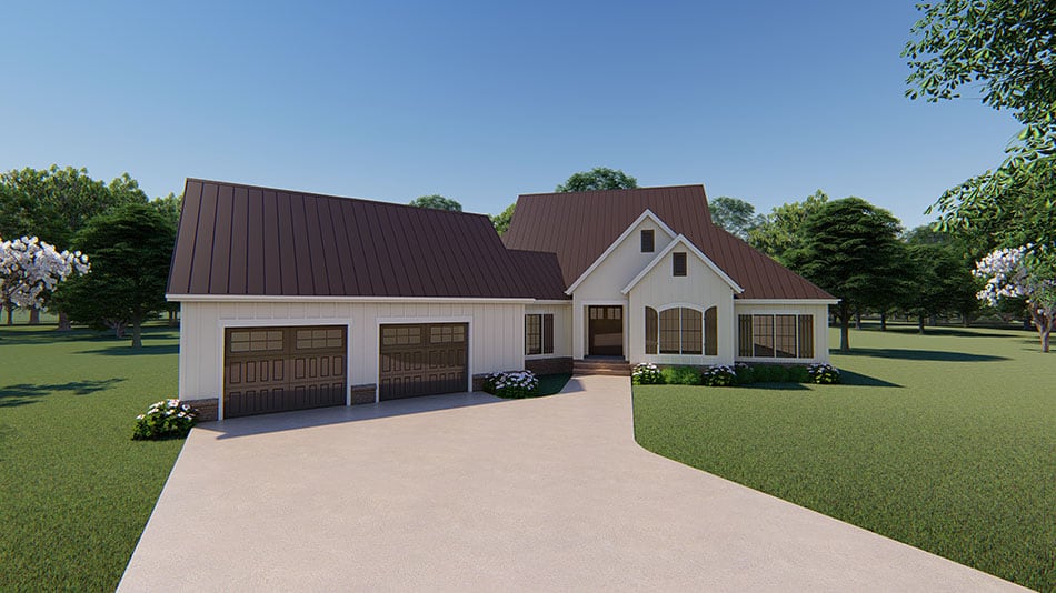 Garage of this 3-Bedroom, 3004 Sq Ft Plan - 193-1104