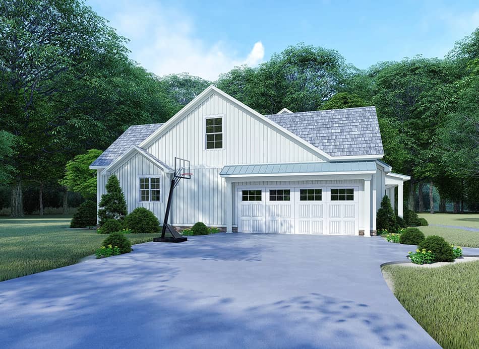 Side View of this 4-Bedroom, 2220 Sq Ft Plan - 193-1106