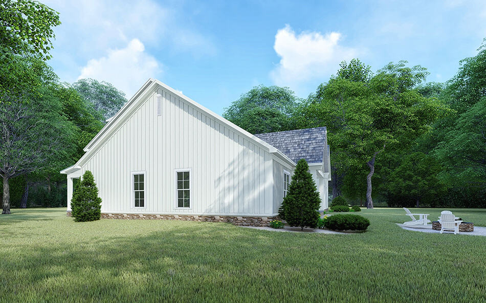 Rear View of this 4-Bedroom, 2220 Sq Ft Plan - 193-1106