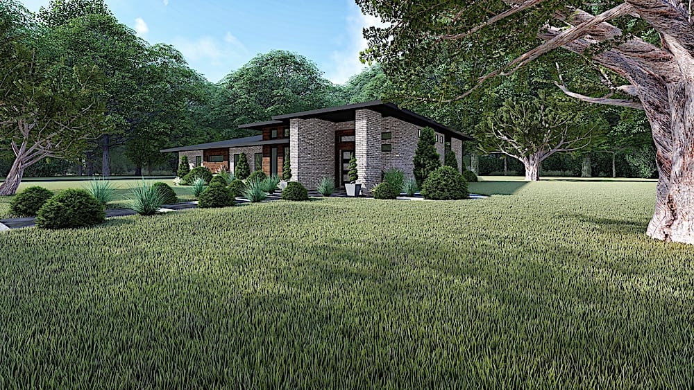 Right Side View of this 3-Bedroom, 2653 Sq Ft Plan - 193-1115