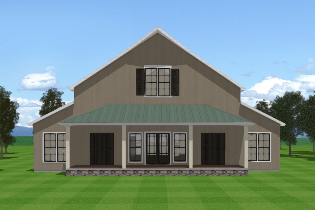 Home Plan Front Elevation of this 3-Bedroom,4072 Sq Ft Plan -193-1120