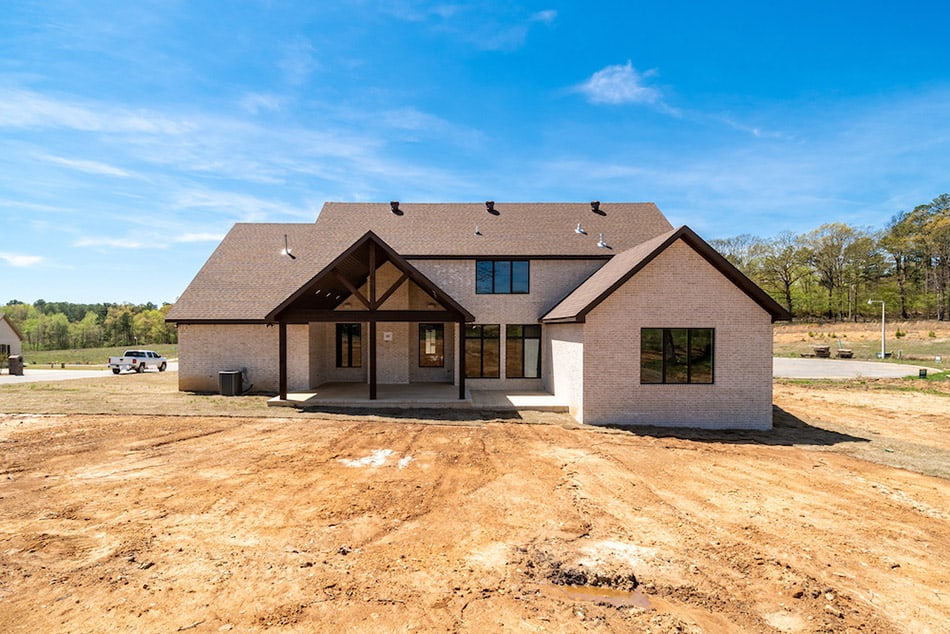 Rear View of this 4-Bedroom,2503 Sq Ft Plan -193-1122