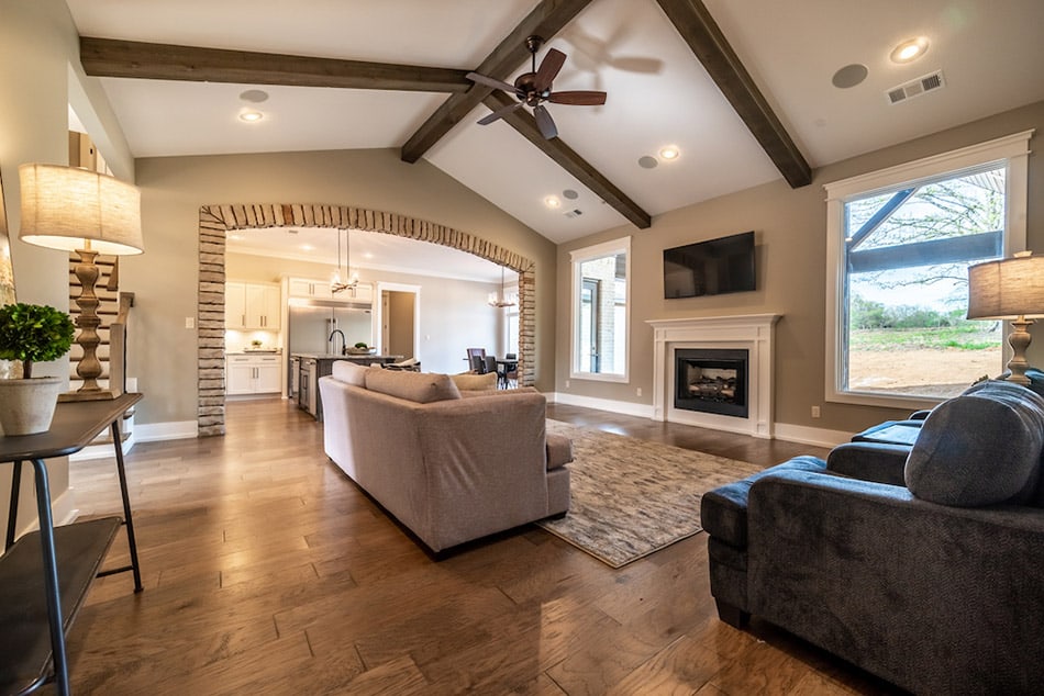 Great Room: Fireplace of this 4-Bedroom,2503 Sq Ft Plan -193-1122