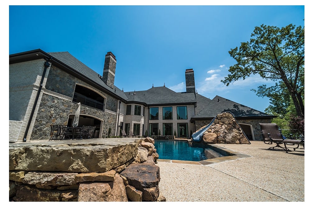 Rear View of this 5-Bedroom,7519 Sq Ft Plan -7519
