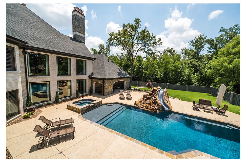 Rear View of this 5-Bedroom,7519 Sq Ft Plan -7519