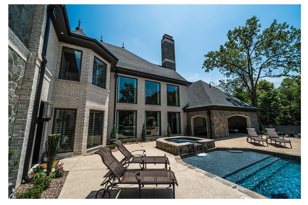 Rear View of this 5-Bedroom,7519 Sq Ft Plan -7519