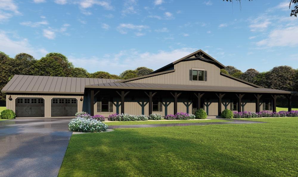 Front View of this 5-Bedroom, 3277 Sq Ft Plan - 193-1126
