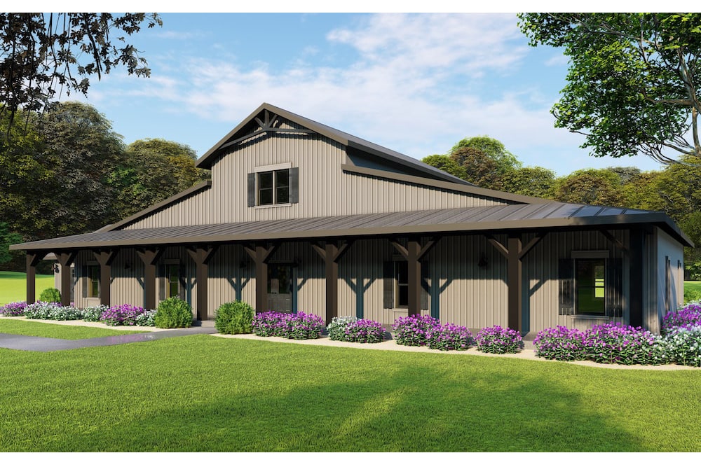 Right Side View of this 5-Bedroom, 3277 Sq Ft Plan - 193-1126