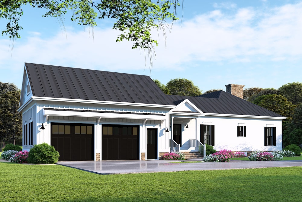 Front View of this 3-Bedroom, 2430 Sq Ft Plan - 193-1128