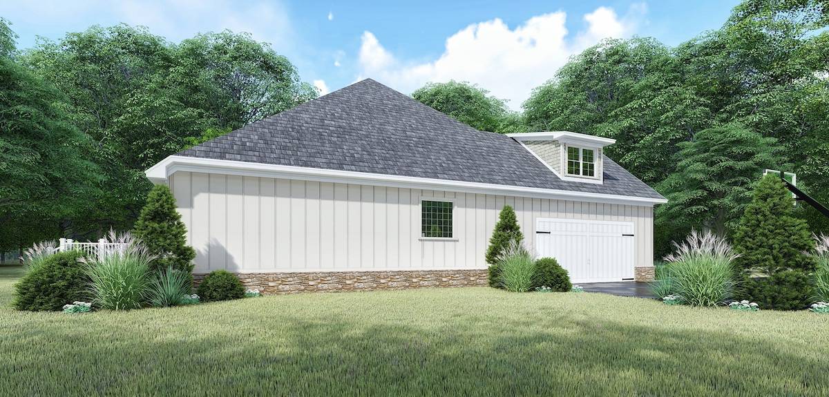 Left Side View of this 4-Bedroom, 2663 Sq Ft Plan - 193-1134