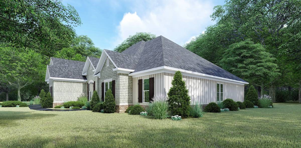 Right Side View of this 4-Bedroom, 2663 Sq Ft Plan - 193-1134