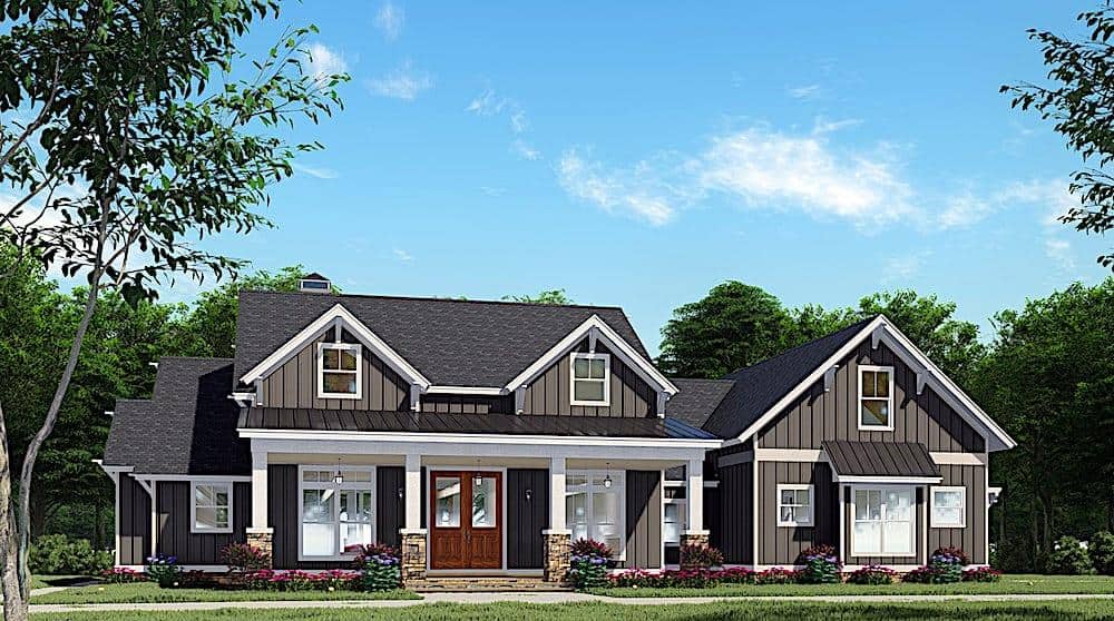Front View of this 3-Bedroom, 2269 Sq Ft Plan - 193-1142
