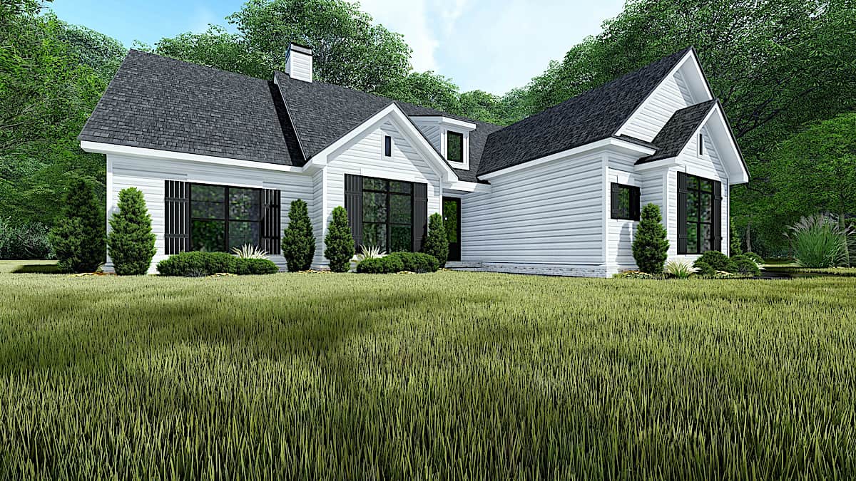 Front View of this 4-Bedroom, 1967 Sq Ft Plan - 193-1151