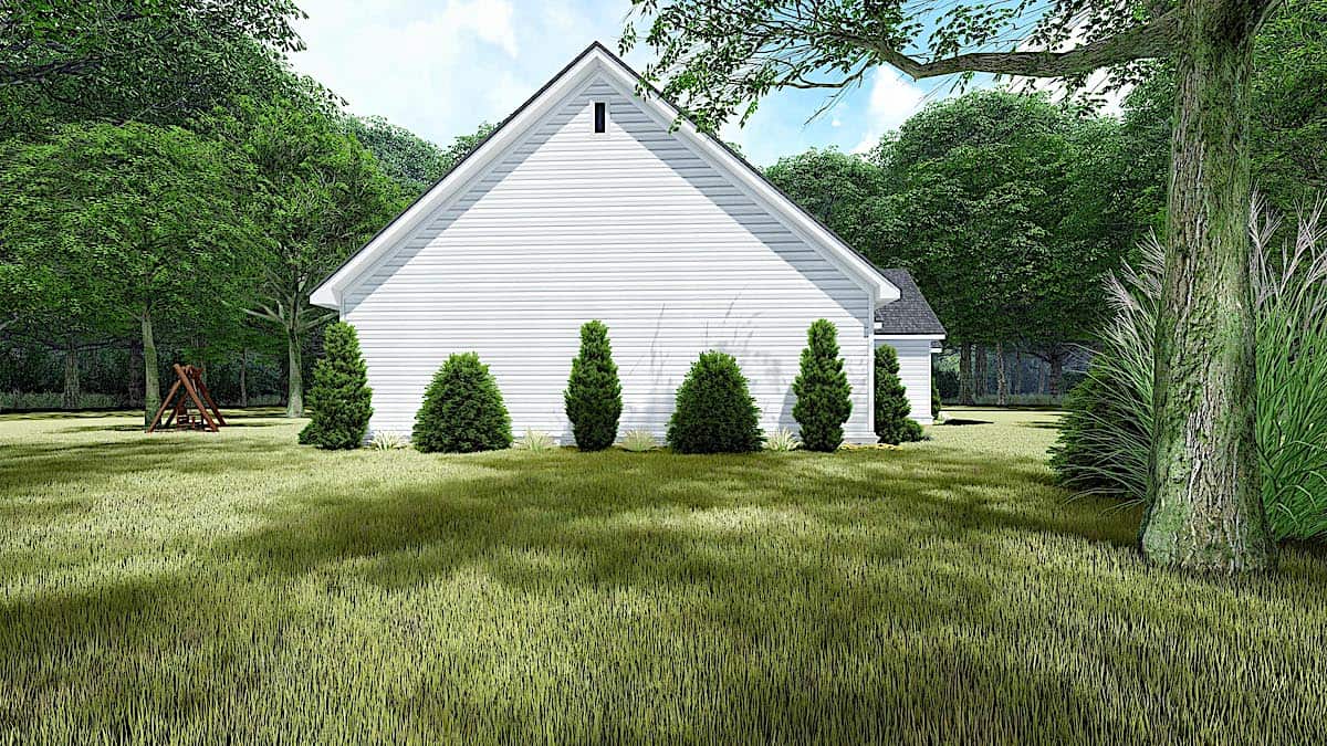 Left Side View of this 4-Bedroom, 1967 Sq Ft Plan - 193-1151