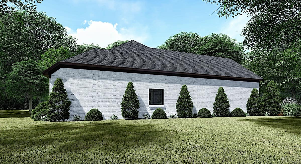 Left Side View of this 3-Bedroom, 1775 Sq Ft Plan - 193-1152