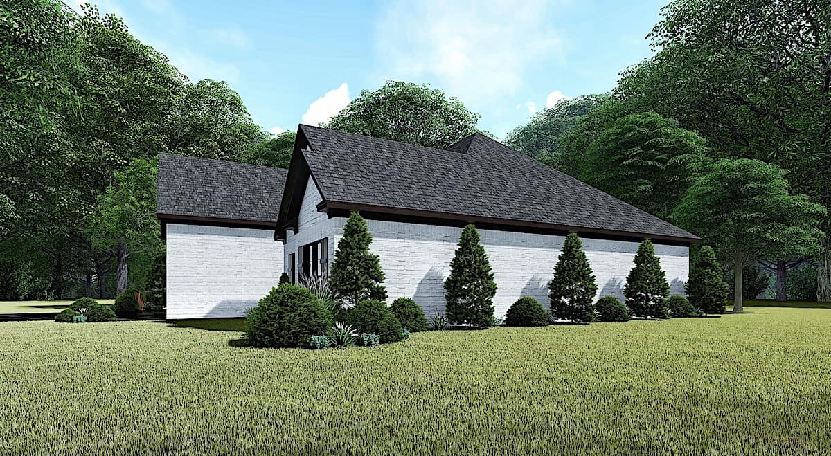Right Side View of this 3-Bedroom, 1775 Sq Ft Plan - 193-1152