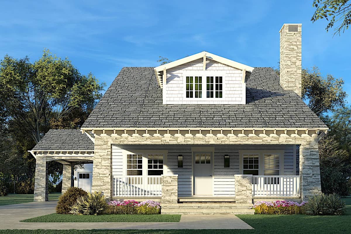 Front View of this 3-Bedroom, 2358 Sq Ft Plan - 193-1156