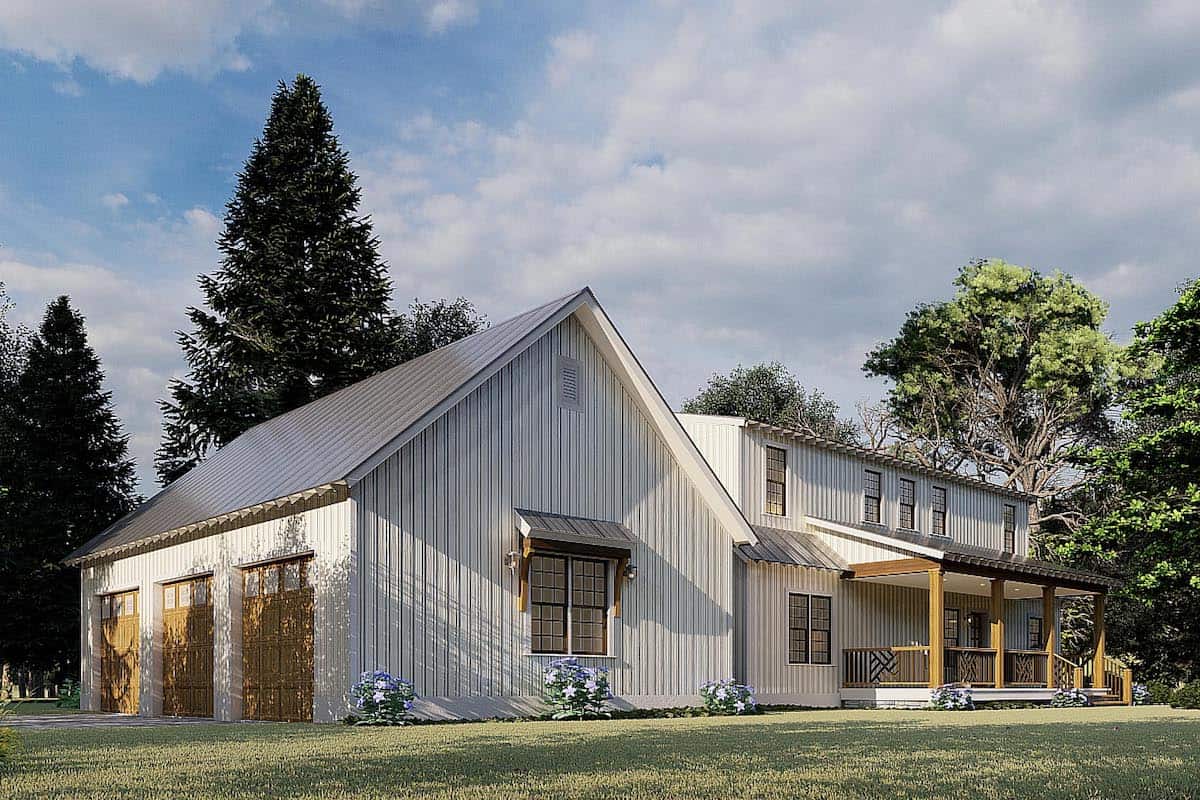 Left Side View of this 3-Bedroom, 2540 Sq Ft Plan - 193-1175
