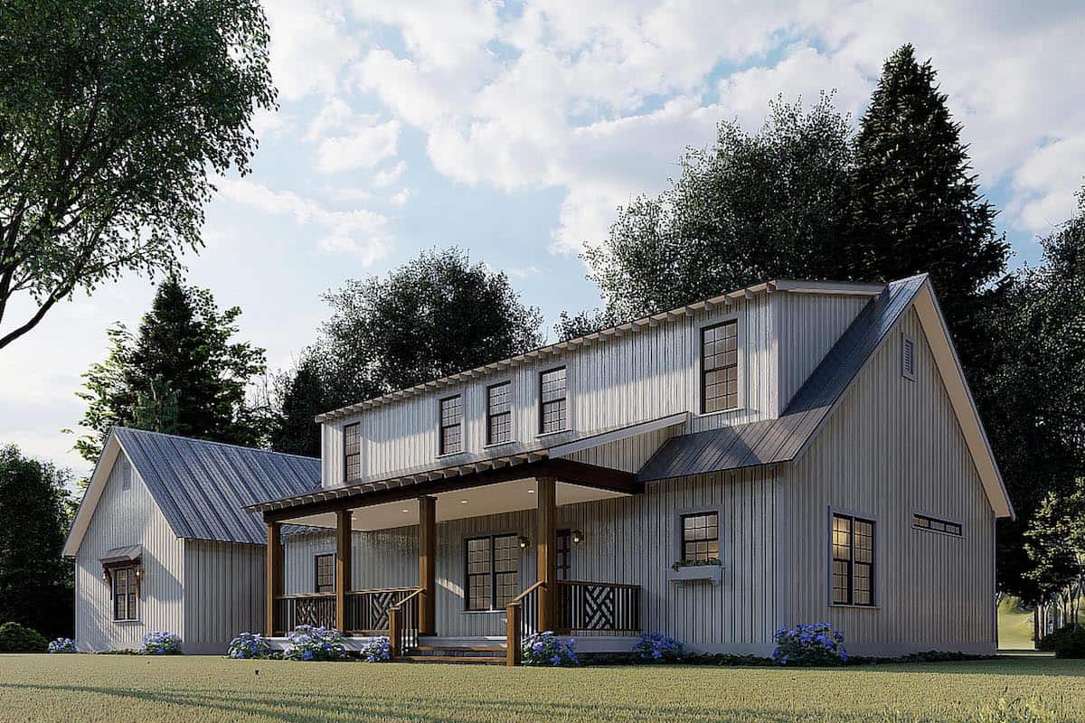 Right Side View of this 3-Bedroom, 2540 Sq Ft Plan - 193-1175