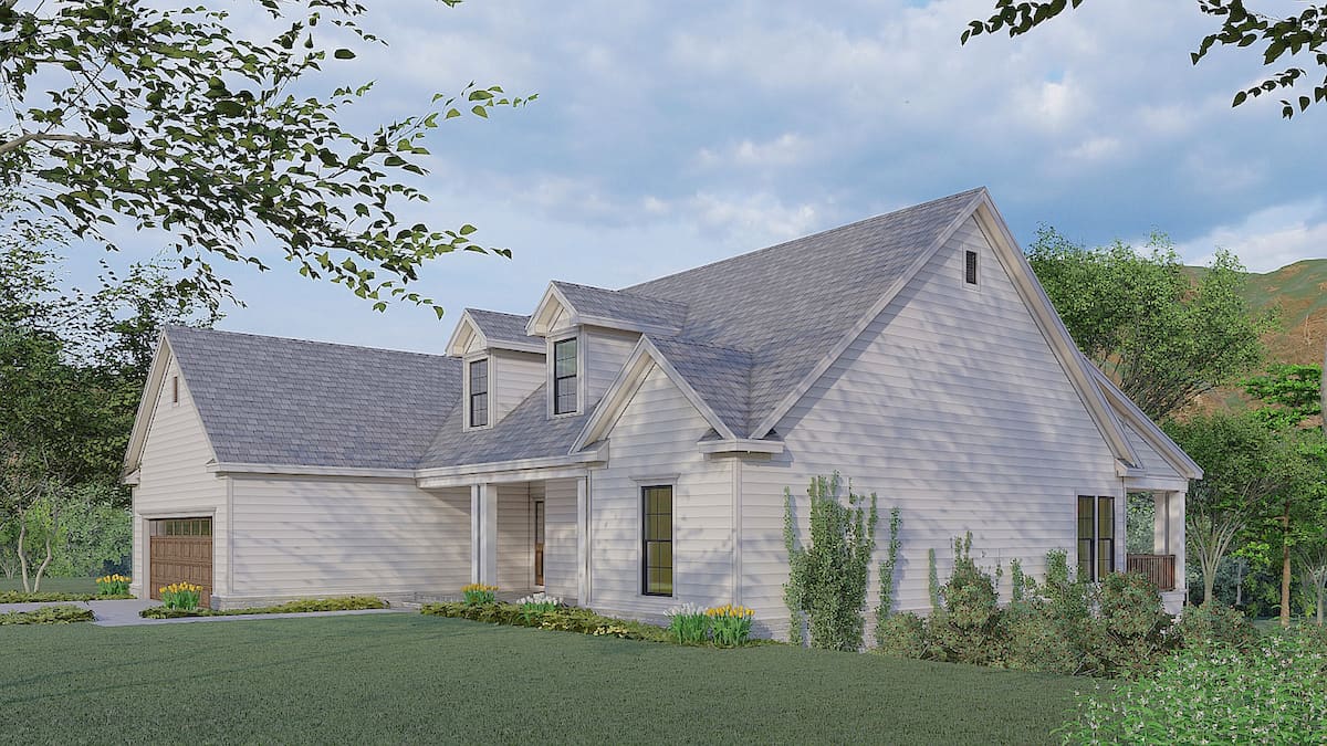 Right Side View of this 3-Bedroom, 2088 Sq Ft Plan - 193-1178