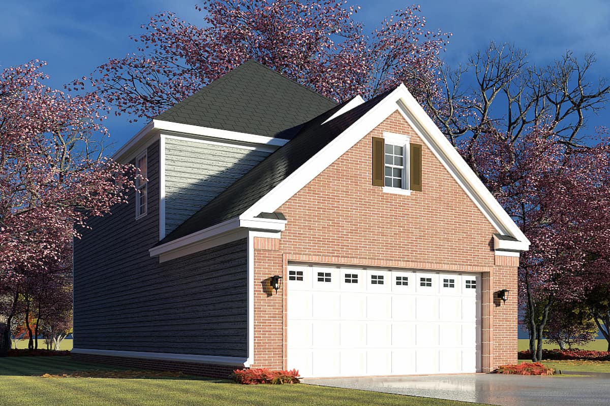 Left Side View of this 3-Bedroom, 1769 Sq Ft Plan - 193-1194