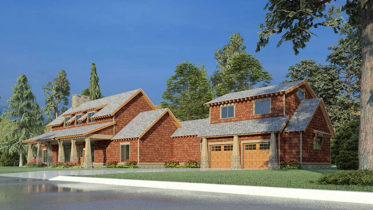 Right Side View of this 33-Bedroom, 2765 Sq Ft Plan - 193-1195