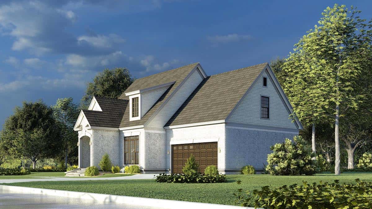 Right Side View of this 3-Bedroom, 1684 Sq Ft Plan - 193-1199