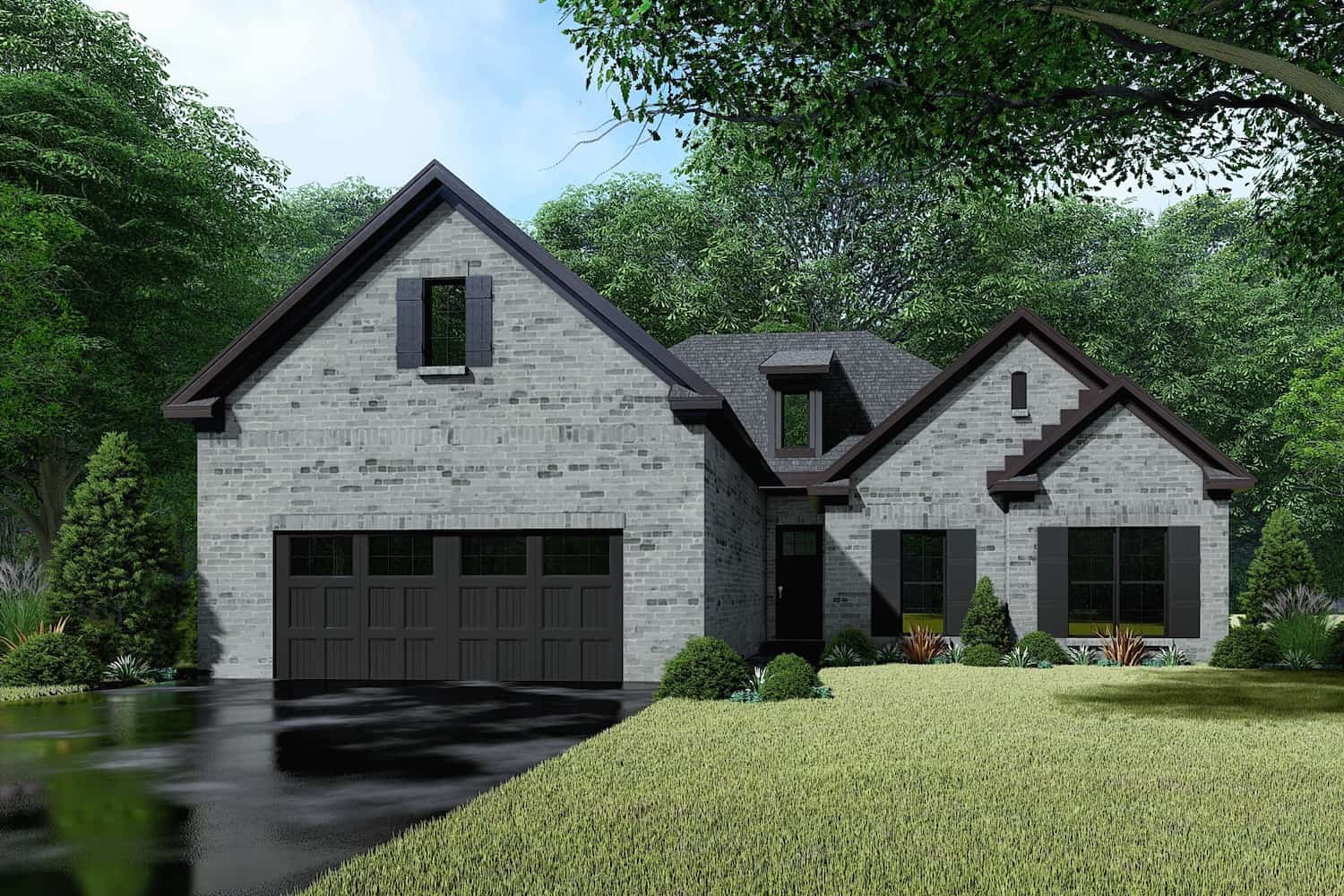 Front View of this 3-Bedroom, 1775 Sq Ft Plan - 193-1208