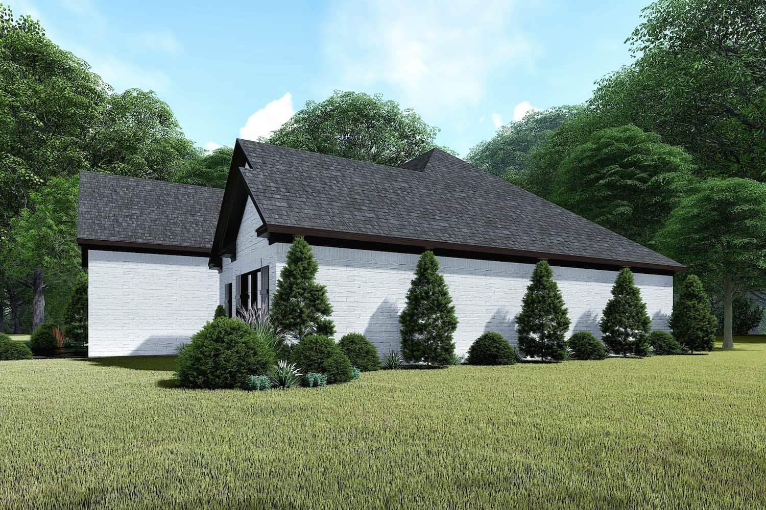 Right Side View of this 3-Bedroom, 1775 Sq Ft Plan - 193-1208