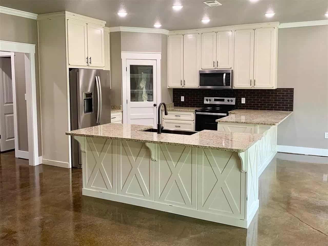 Kitchen: Kitchen Island of this 3-Bedroom,1775 Sq Ft Plan -193-1208