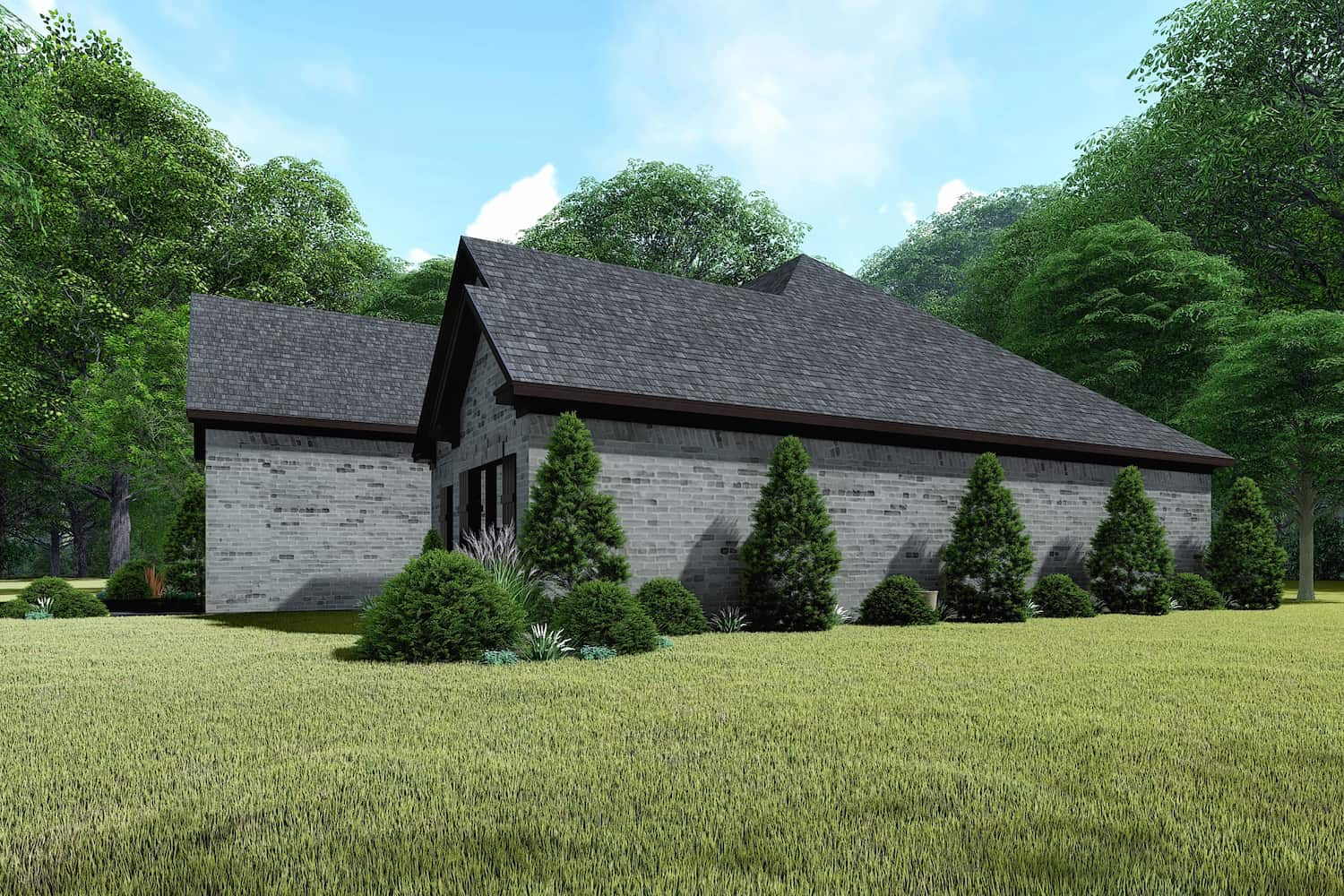 Right Side View of this 3-Bedroom, 1775 Sq Ft Plan - 193-1208