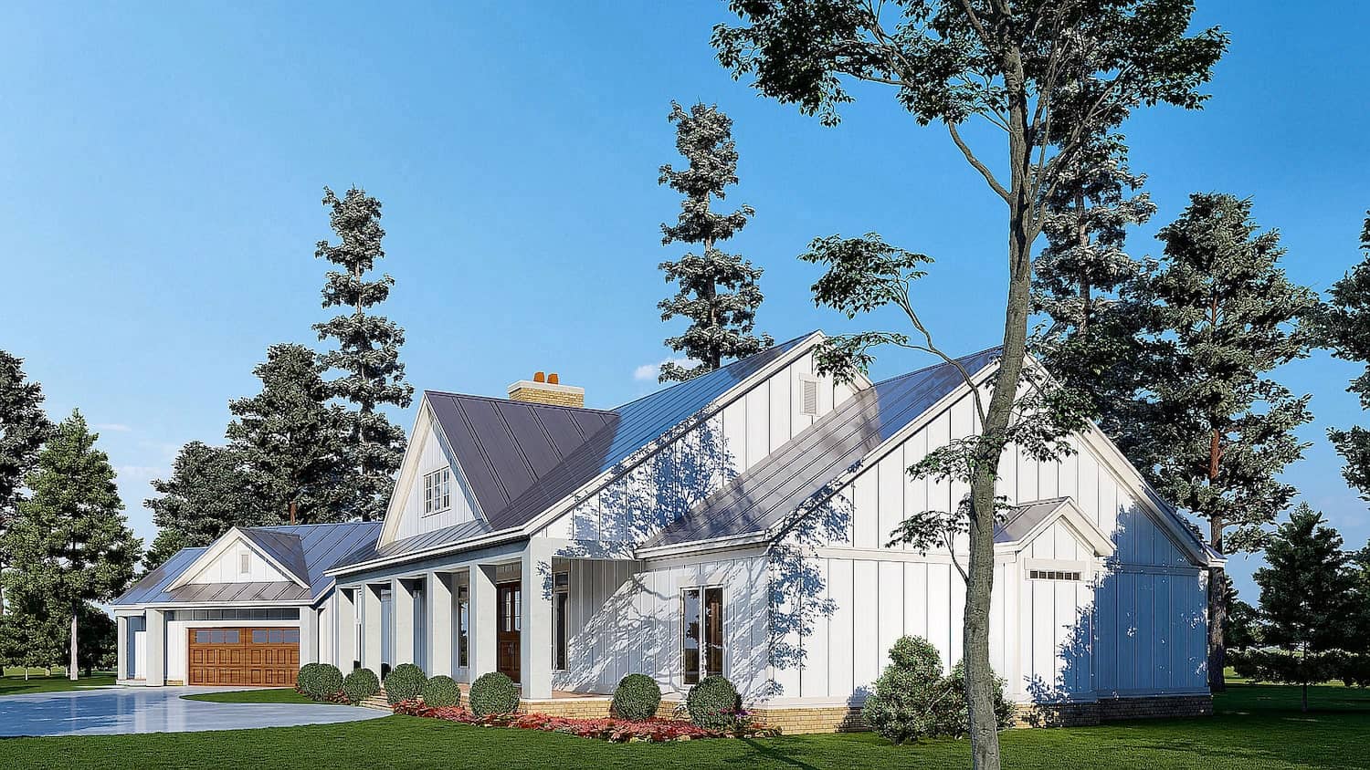 Right Side View of this 3-Bedroom, 2191 Sq Ft Plan - 193-1209