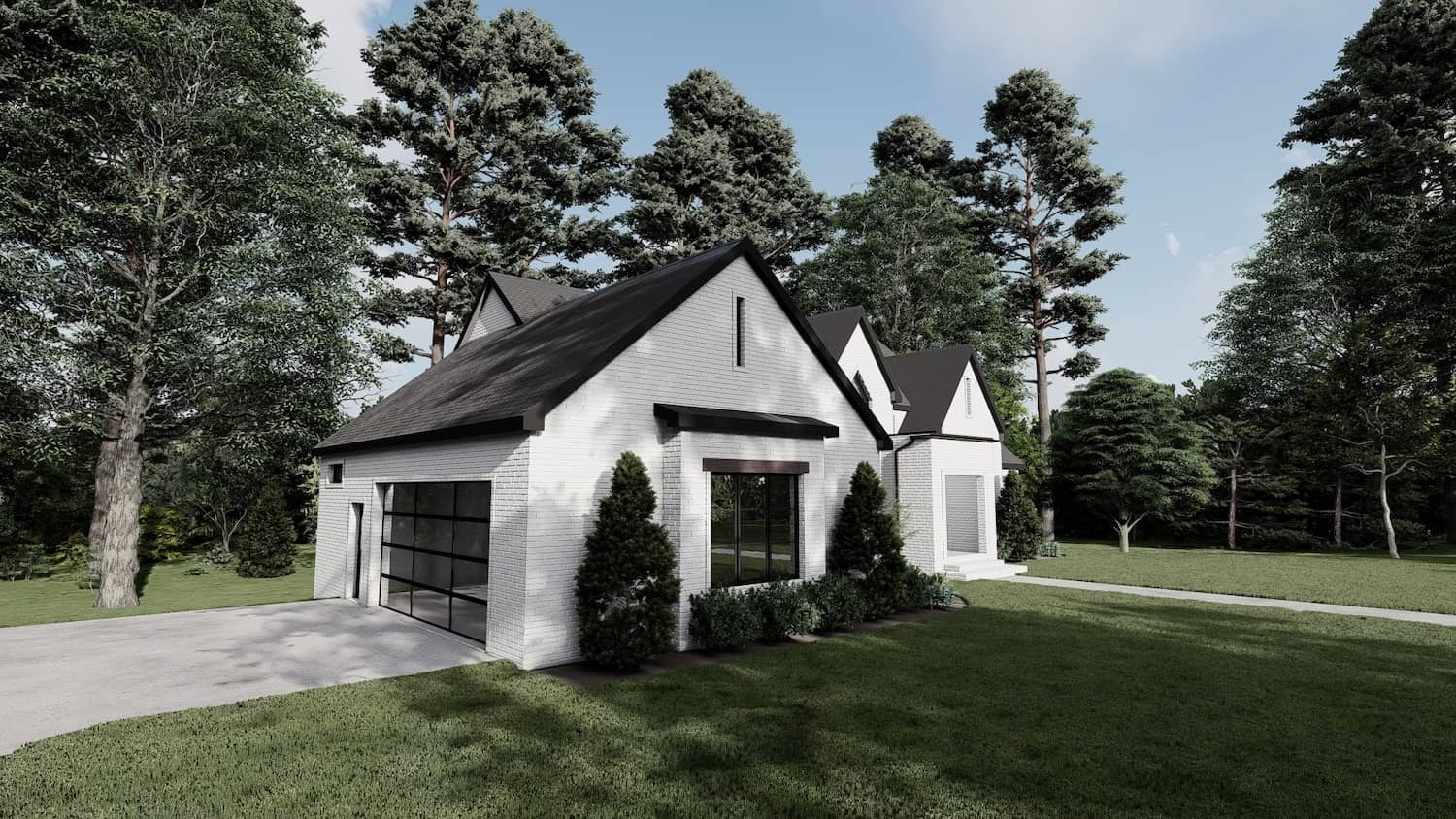 Left Side View of this 3-Bedroom, 2370 Sq Ft Plan - 193-1216