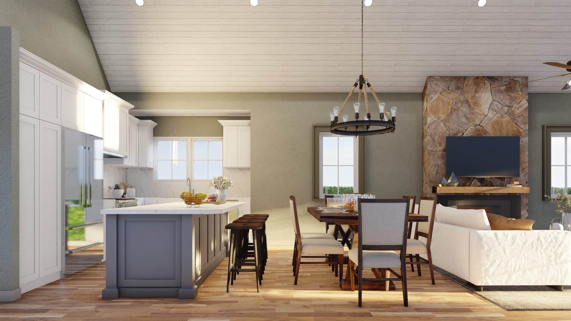 Kitchen of this 1-Bedroom,1008 Sq Ft Plan -193-1218